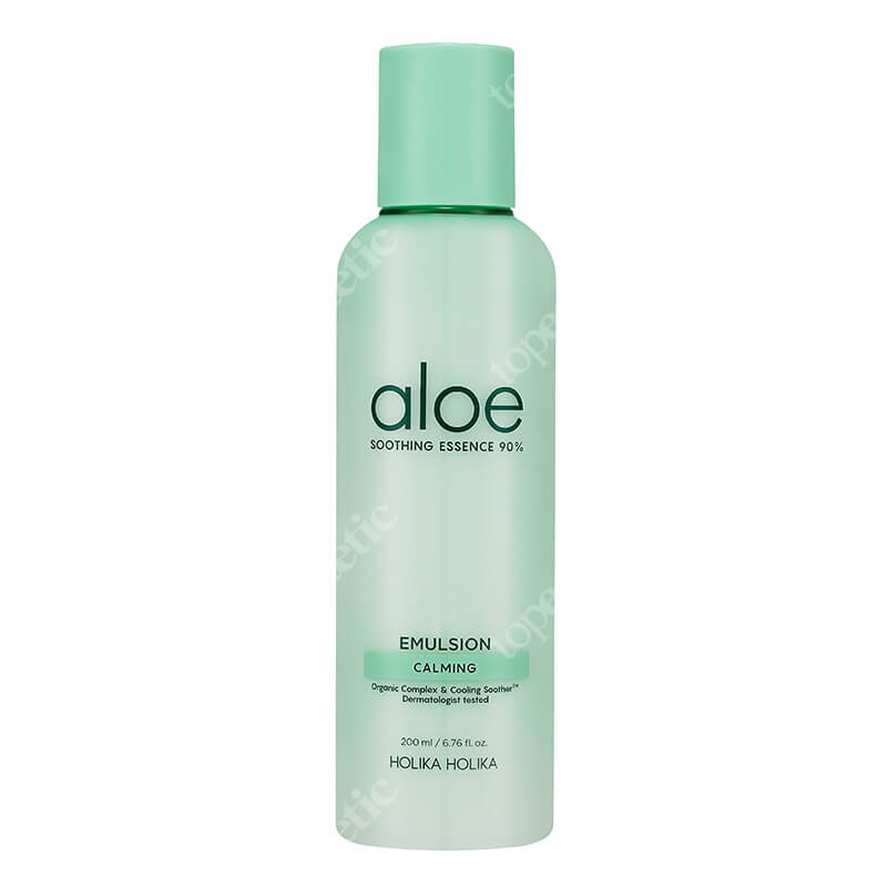 Holika Holika Aloe Essential 90% Soothing Emulsion Nawilżająca emulsja z wysoką zawartością ekstraktu z aloesu 200 ml