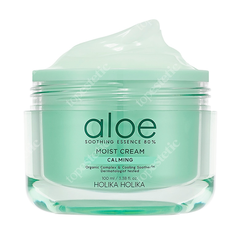 Holika Holika Aloe Moist Cream Lekki krem nawilżający z ekstraktem z aloesu 100 ml