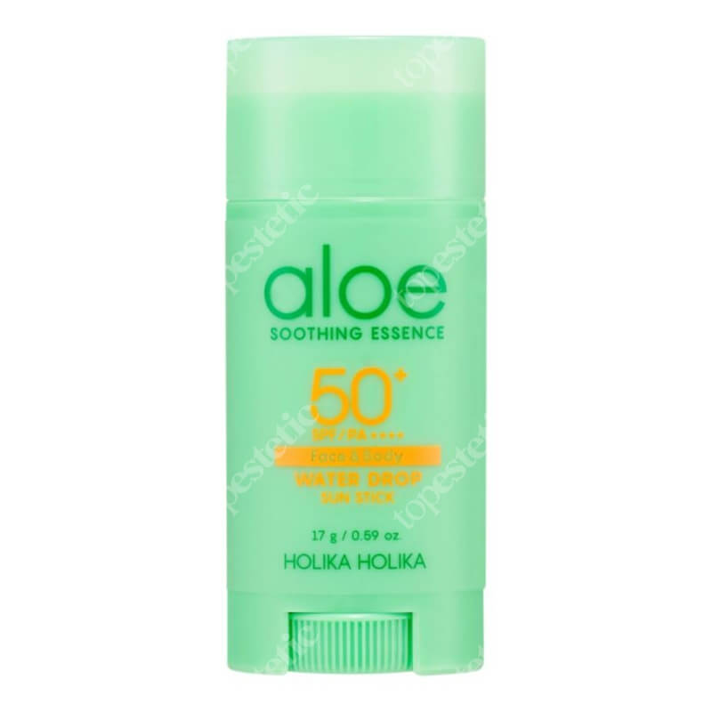 Holika Holika Aloe Water Drop Sun Stick SPF50PA+++ Sztyft do ochrony przeciwsłonecznej z wysokim filtrem SPF50PA+++ 17 g