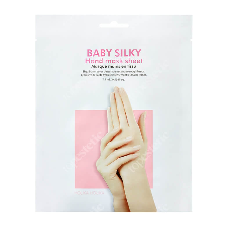 Holika Holika Baby Silky Hand Mask Regenerująca i nawilżająca maseczka do rąk w formie rękawiczek 15 ml