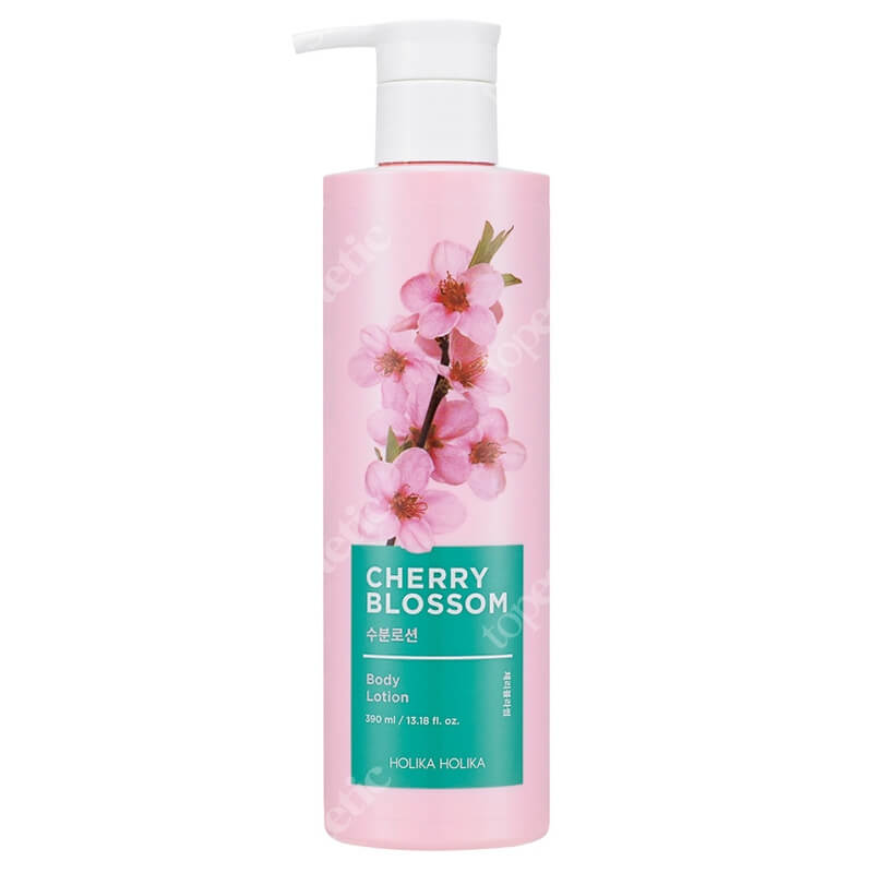 Holika Holika Cherry Blossom Body Lotion Nawilżający, pielęgnujący balsam do ciała z ekstraktem z kwiatów wiśni, portulaki i aloesu 390 ml