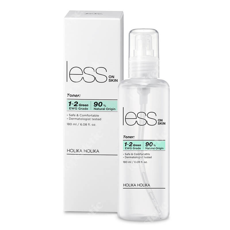 Holika Holika Less on Skin Toner Nawilżający tonik do każdego rodzaju skóry szczególnie do skóry tłustej i wrażliwej 180 ml