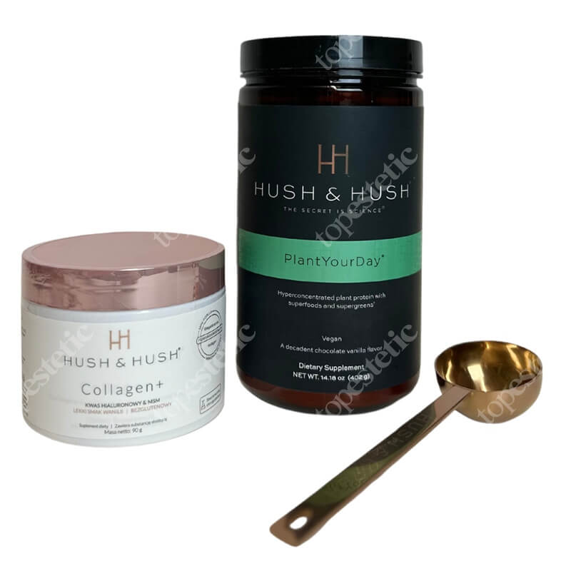 Hush and Hush Rebuilding Beauty Set ZESTAW Zdrowe jelita 402 g + Jędrność i elastyczność 90 g