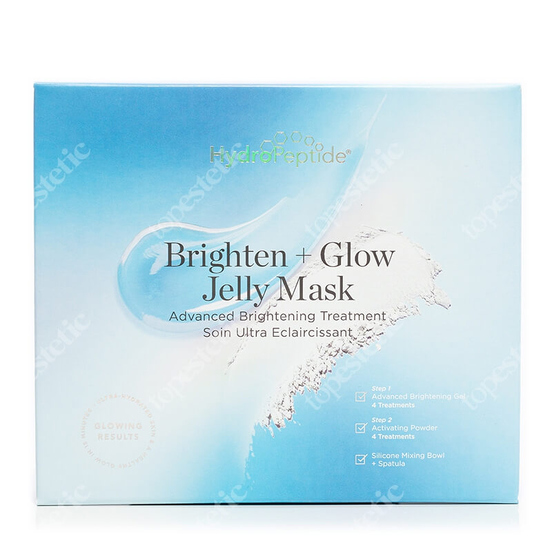 Hydropeptide Brighten And Glow Jelly Mask Zaawansowana kuracja rozjaśniająca 4 szt