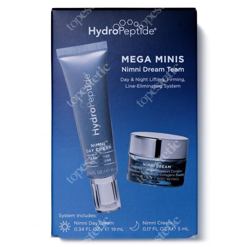 Hydropeptide Nimni Dream Team Mega Minis ZESTAW Krem z kompleksem kolagenowym 5 ml + Krem z ochroną 10 ml