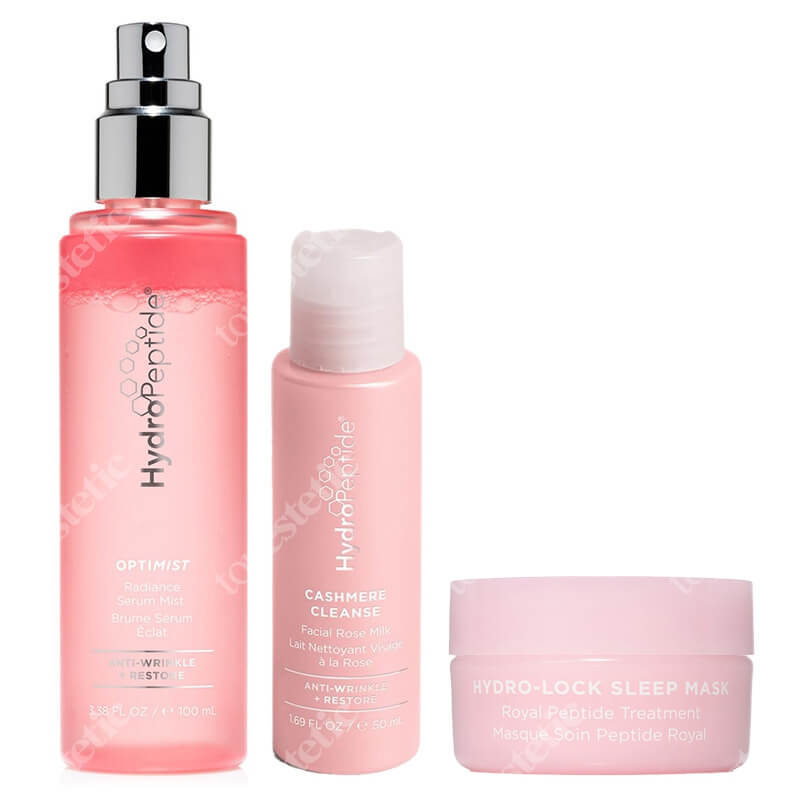 Hydropeptide Restore Super Set ZESTAW Mleczko 50 ml + Maska peptydowa 15 ml + Serum w mgiełce 100 ml