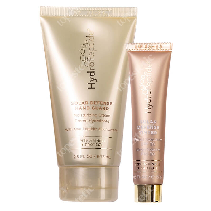 Hydropeptide S.P.F. Sun Protection Friends ZESTAW Nawilżający krem do rąk z filtrem SPF15 75ml + Ochrona przeciwsłoneczna koloryzująca 15 ml