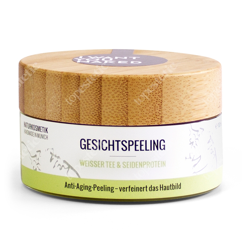 I want you naked Facepeeling White Tea and Silk Peeling do twarzy - biała herbata i jedwab 100 ml