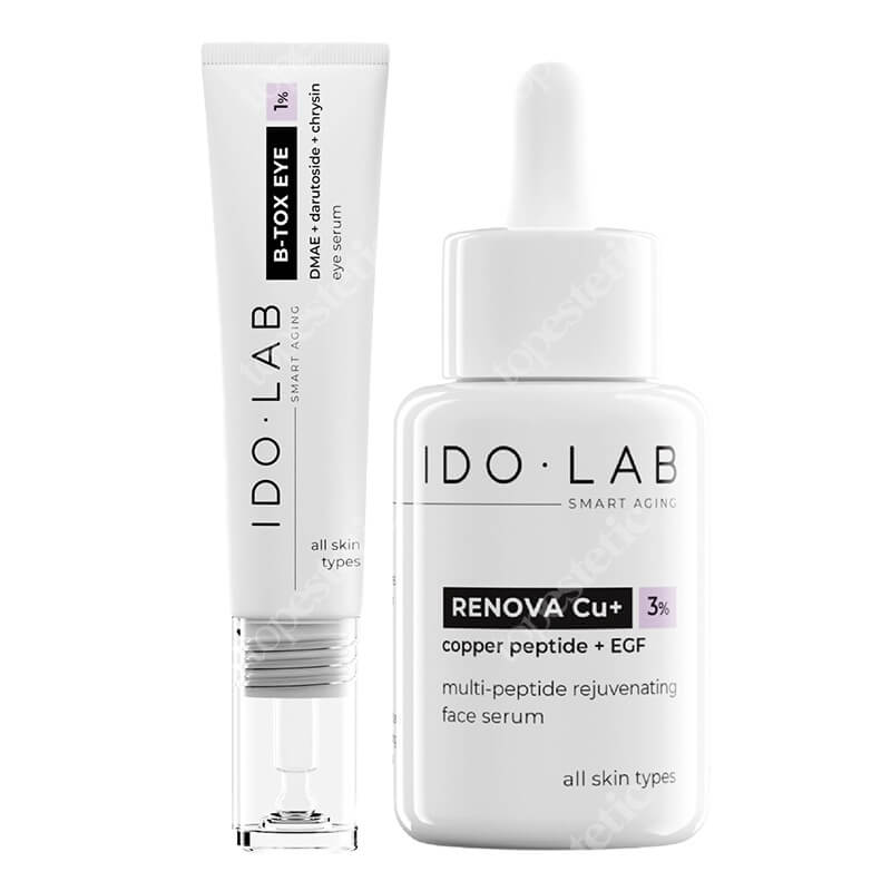 Ido Lab Anti Age Set ZESTAW Serum z peptydem miedziowym 30 ml + Serum pod oczy 15 ml