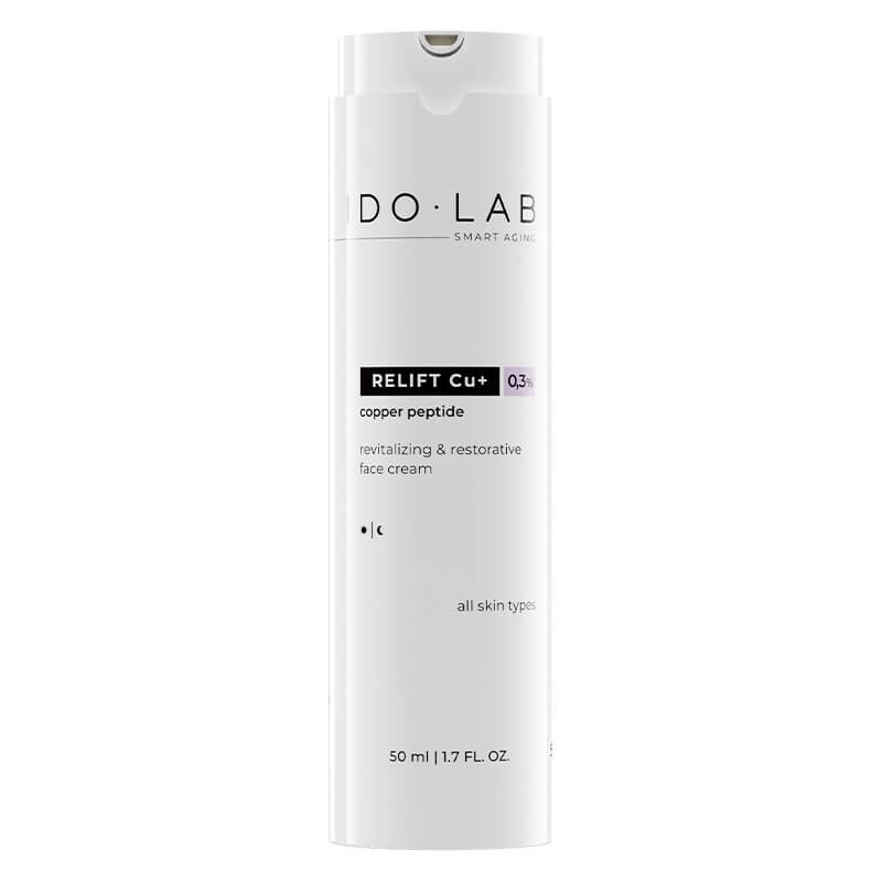 Ido Lab RELIFT Cu+ Revitalizing And Restorative Face Cream Rewitalizująco-regenerujący krem z peptydem miedziowym 0.3% 50 ml