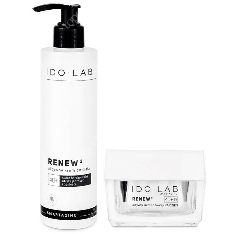 Ido Lab Renew2 Body And Face ZESTAW Krem do ciała 50 ml + Krem do twarzy na dzień 50 ml