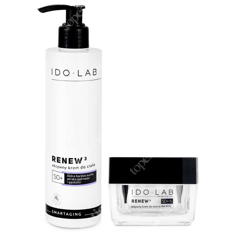 Ido Lab Renew3 Night Ritual Body And Face 50+ ZESTAW Krem do ciała 250 ml + Krem do twarzy na noc 50 ml