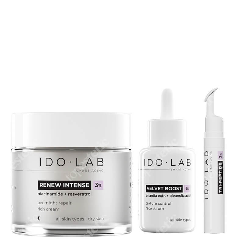 Ido Lab Youre Beauty Way ZESTAW Serum 30 ml + Krem pod oczy 15 ml + Rewitalizujący krem na noc 50 ml