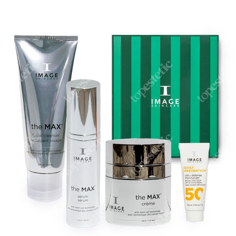 Image Skincare Botoks - Like Beauty ZESTAW Żel 118 ml + Serum regenerujące i wygładzające 30 ml + Regenerująco - ujędrniający krem na noc 48 g + Krem z SPF50 , 7 g