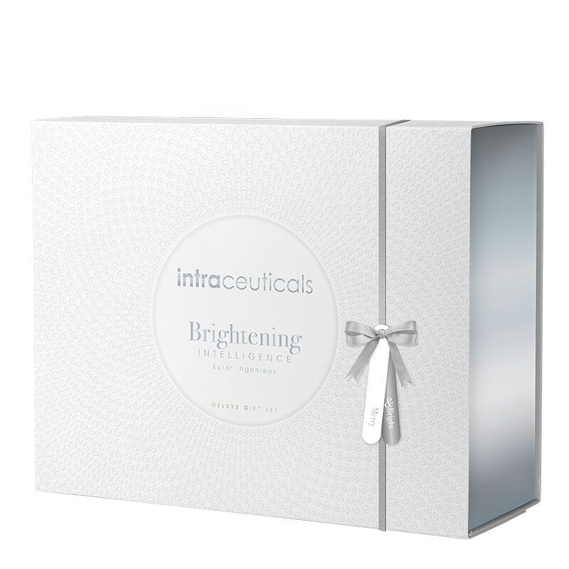 Intraceuticals Brightening Intelligence ZESTAW Zmywacz 50 ml + Serum 30 ml + Żel nawadniający 40 ml + Krem 40 ml + Booster 15 ml + Różdżka 4 ml + Gua sha 1 szt