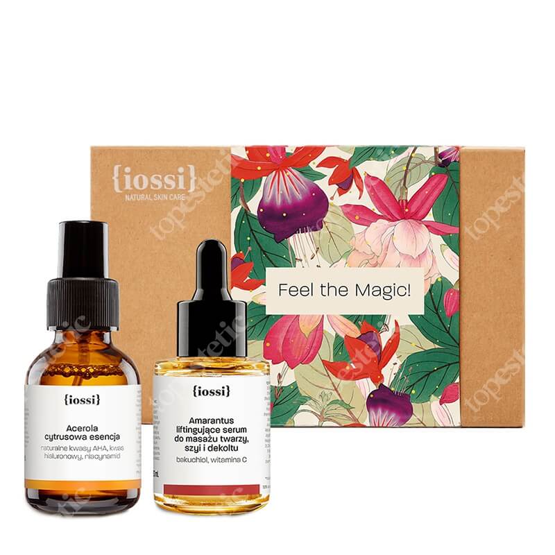 Iossi Feel the Magic! ZESTAW Serum ujędrniająco-liftingujące do masażu twarzy 30 ml + Cytrusowa esencja 50 ml
