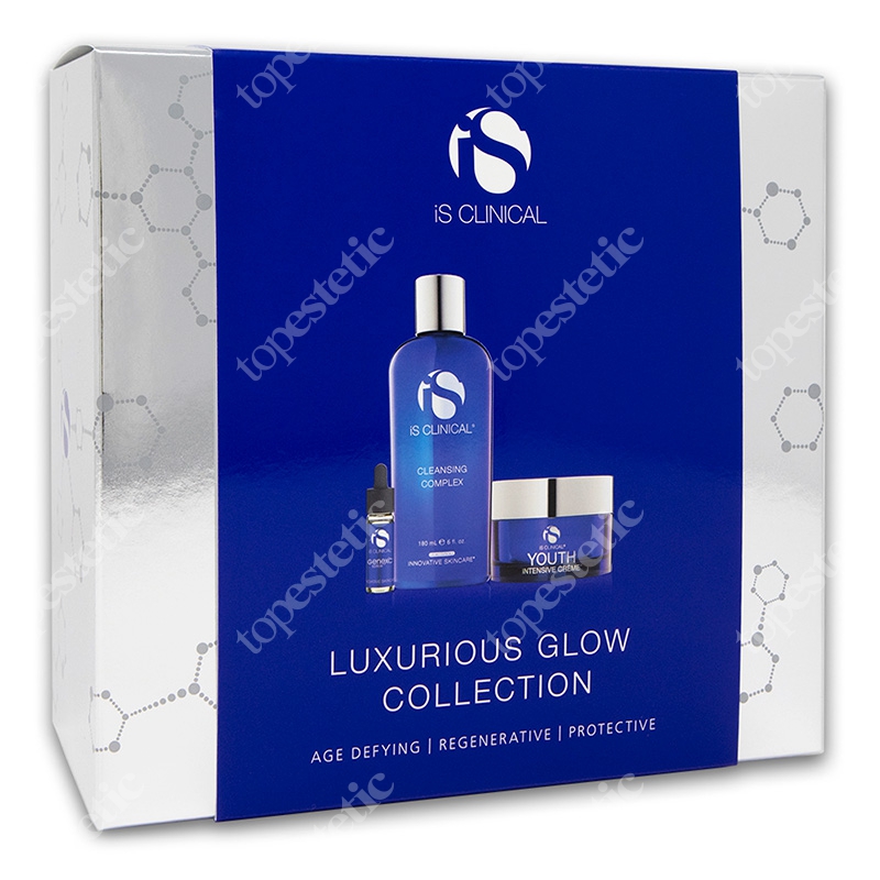 iS Clinical Luksusowy Blask Skóry ZESTAW Żel oczyszczający 180 ml + Krem przeciwstarzeniowy do wszystkich rodzajów skóry 50 g + Serum 3,75 ml