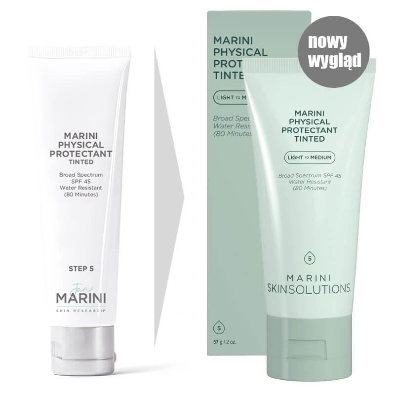 Jan Marini Marini Physical Protectant Tinted SPF 45 Light To Medium Krem ochronny koloryzujący (kolor średni) 57 g