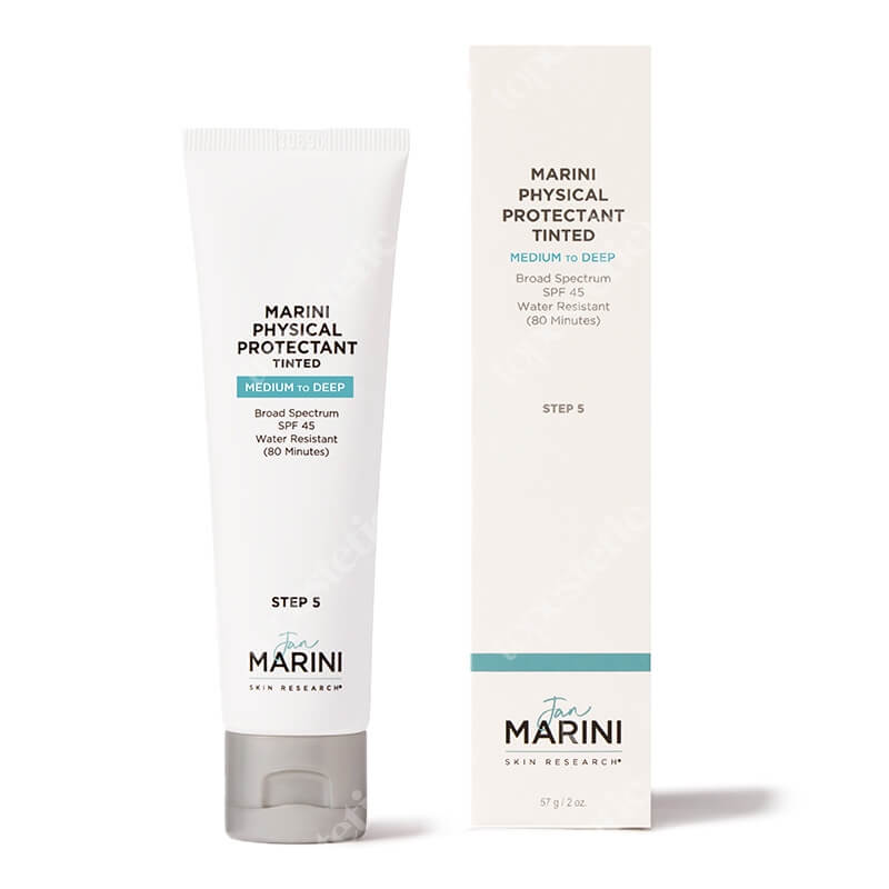 Jan Marini Marini Physical Protectant Tinted SPF 45 Medium To Deep Krem ochronny koloryzujący (kolor ciemny) 57 g