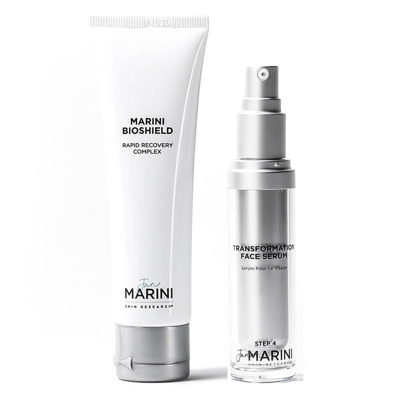 Jan Marini Pielęgnacja pozabiegowa nawilżająco - regenerująca ZESTAW Nawilżające serum do twarzy 30 ml + Regenerujący krem ochronny 57 g