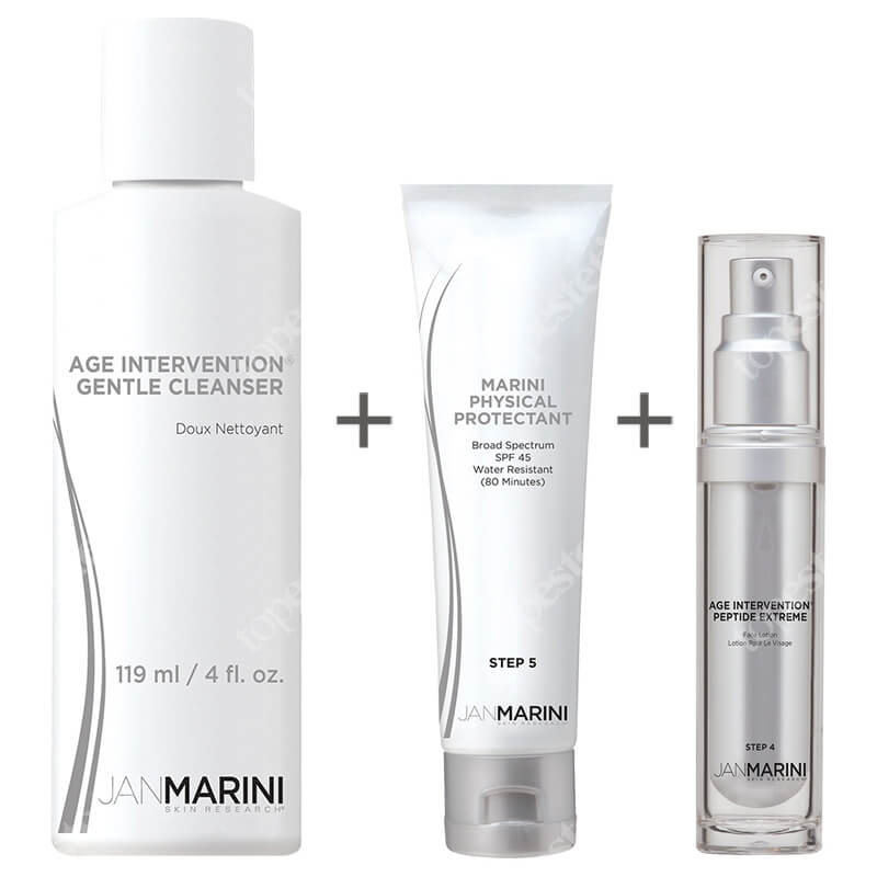 Jan Marini Regenerujący Zestaw Pozabiegowy ZESTAW Delikatny preparat oczyszczający 119 ml + Lotion regenerujący po zabiegach estetycznych 30 ml + Krem ochronny 57 g