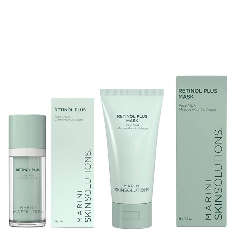 Jan Marini Retinol Set ZESTAW Przeciwstarzeniowy krem z retinolem 28 g + Maska z retinolem 34,5 g