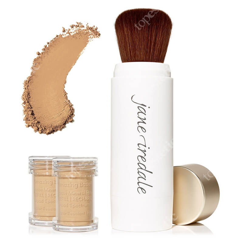 Jane Iredale Amazing Base Brush SPF 20 Sypki puder mineralny z pędzlem (kolor Suntan) 5 g