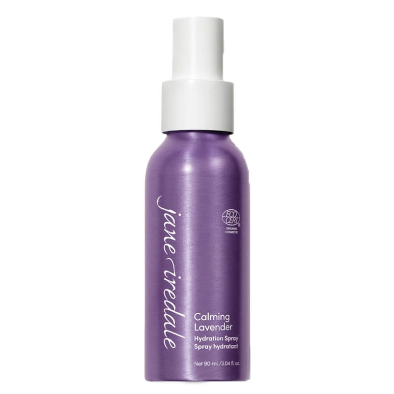 Jane Iredale Calming Lavender Hydration Spray Nawilżająca i kojąca woda mineralna do skóry wrażliwej 90 ml