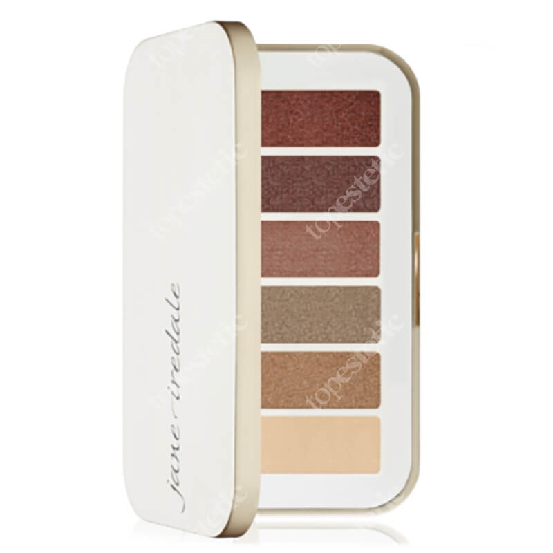 Jane Iredale PurePressed Eye Shadow Palette Paleta profesjonalnie dobranych, jedwabiście gładkich cieni (kolor Naturally Glam) 6 x 0,7 g