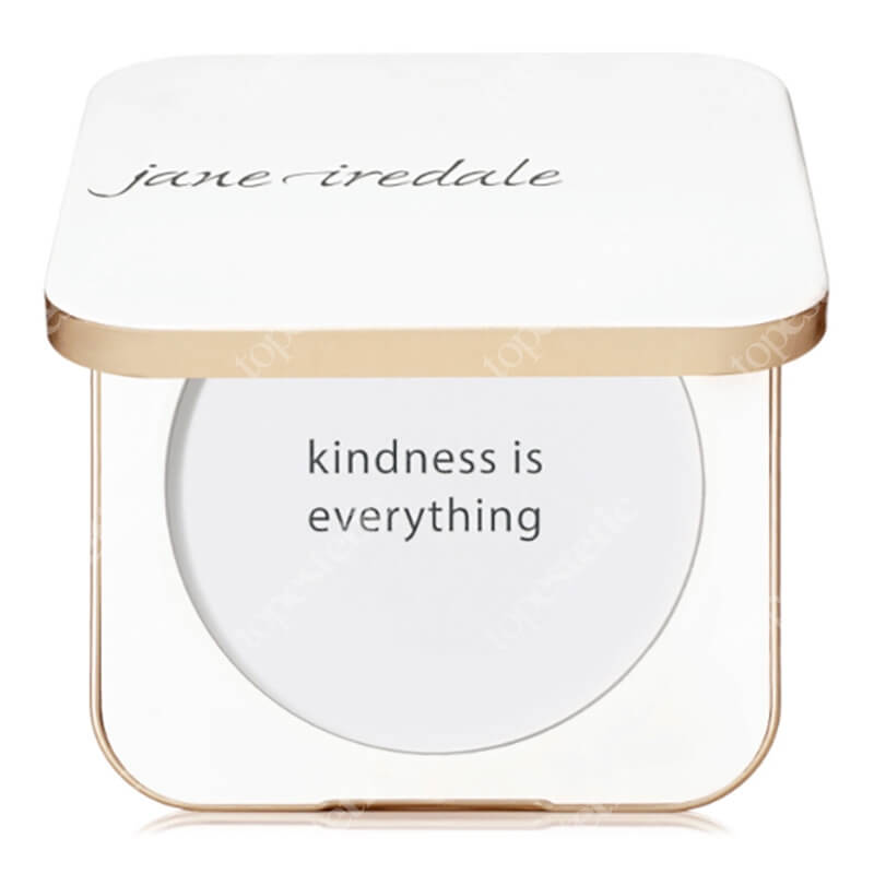 Jane Iredale Refillable Compact WHITE Aluminiowa puderniczka do pudru prasowanego (kolor biały) 1 szt