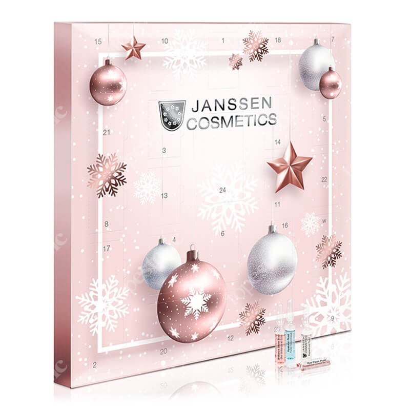 Janssen Cosmetics Advent Calendar ZESTAW Ampułka 6x2 ml + Ampułka 3x2 ml + Ampułka 5x2 ml + Ampułka 3x2 ml + Ampułka 4x2 ml + Ampułka 2x1,5 ml