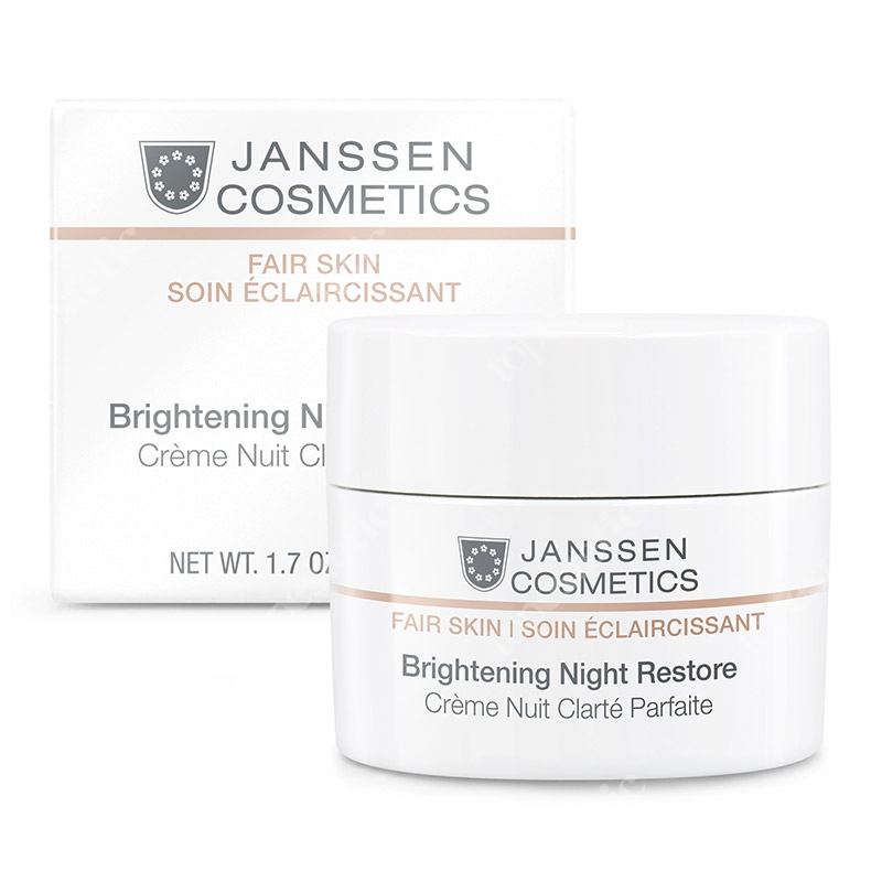 Janssen Cosmetics Brightening Night Restore Rozjaśniający krem na noc 50 ml