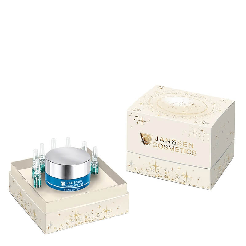 Janssen Cosmetics Marine Collagen Selection ZESTAW Krem ujędrniający 50 ml + Ampułki z kolagenem morskim 7x 2ml