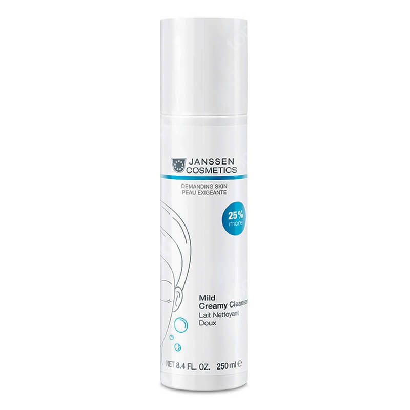 Janssen Cosmetics Mild Creamy Cleanser Delikatna emulsja oczyszczająca 250 ml