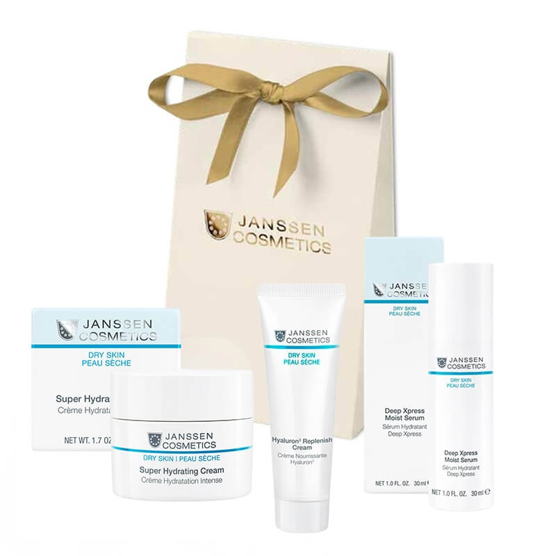 Janssen Cosmetics Super Hydration Gift Set ZESTAW Krem nawilżający 50 ml + Regenerujący krem 30 ml + Koncentrat nawilżający 30 ml