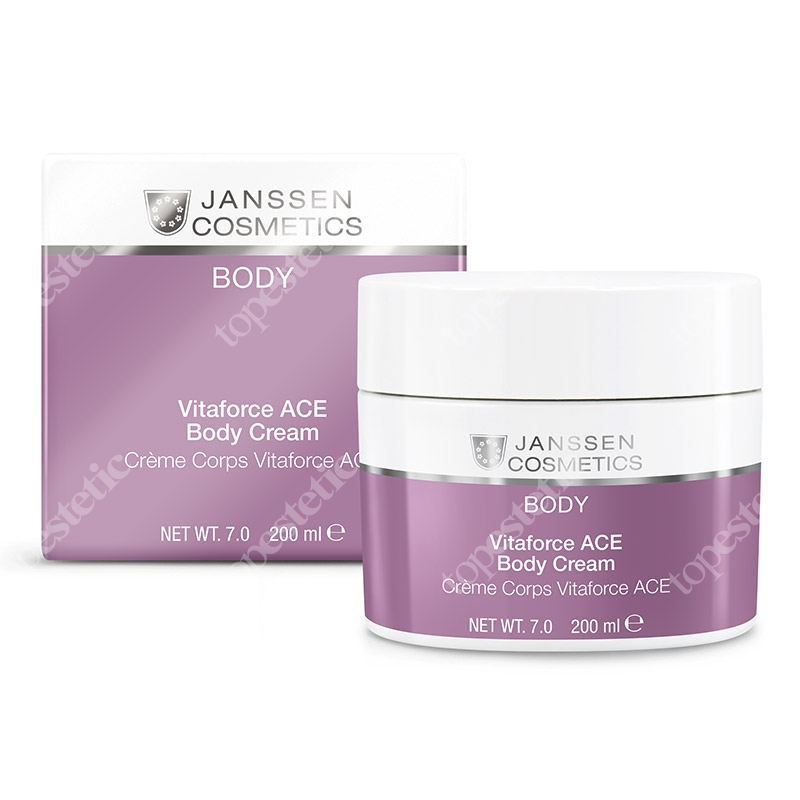 Janssen Cosmetics Vitaforce ACE Body Cream Odżywczy krem do ciała z witaminami A+C+E, 200 ml