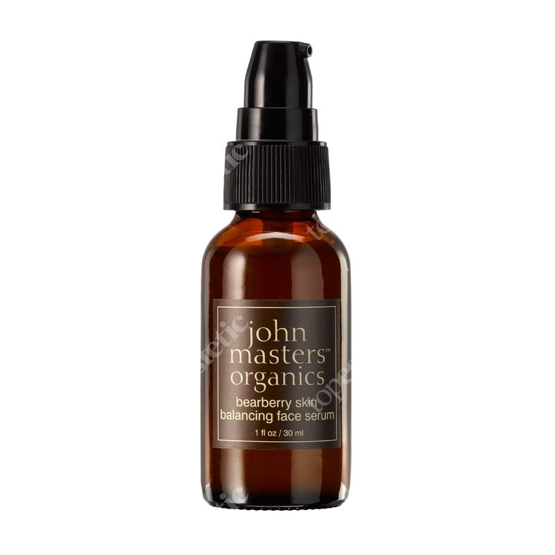 John Masters Organics Bearberry Skin Balancing Face Serum Regulujące serum z mącznicy lekarskiej 30 ml