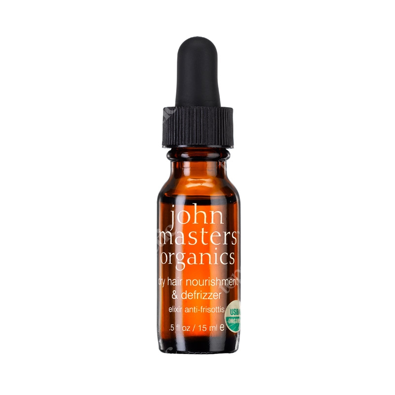 John Masters Organics Dry Hair Nourishment & Defrizzer Odżywka do suchych włosów - działanie wygładzające 15 ml