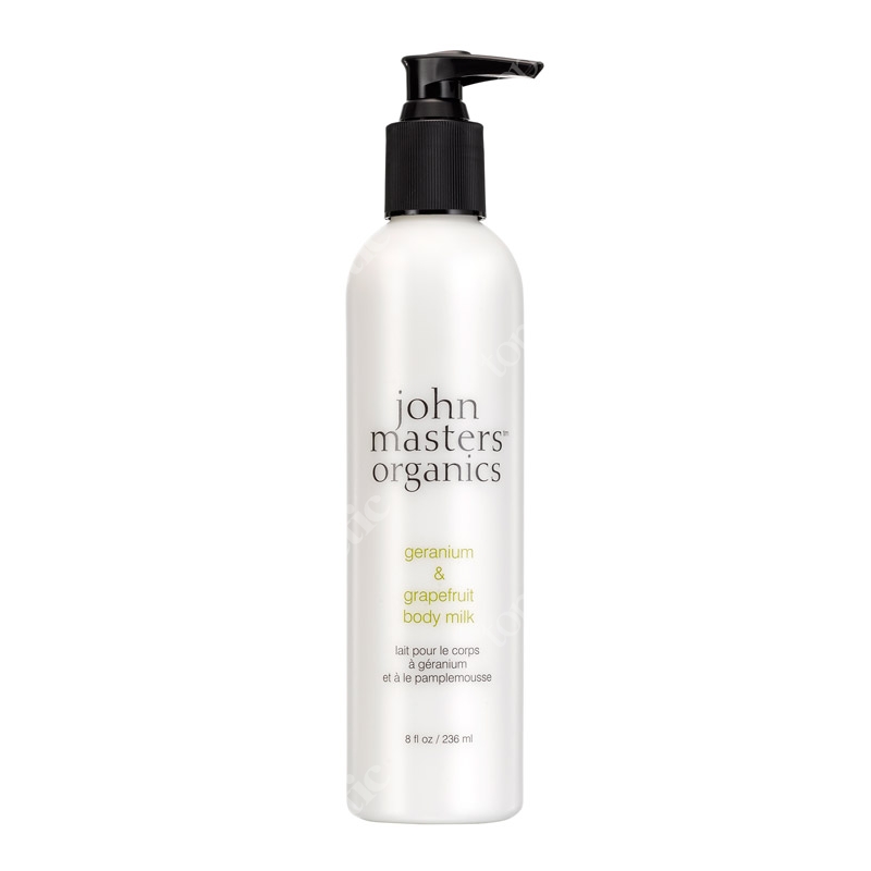 John Masters Organics Geranium & Grapefruit Body Milk Geranium i grejpfrut - mleczko do ciała 236 ml