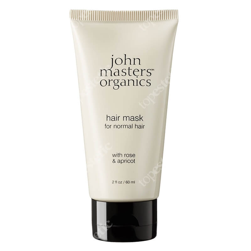 John Masters Organics Hair Mask For Normal Hair Róża i morela – maska do włosów normalnych 60 ml
