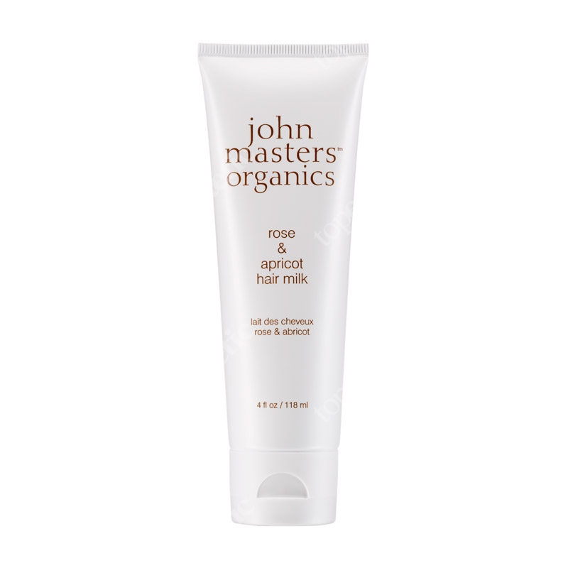 John Masters Organics Rose & Apricot Hair Milk Róża i morela – odżywcze mleczko do włosów 118 ml