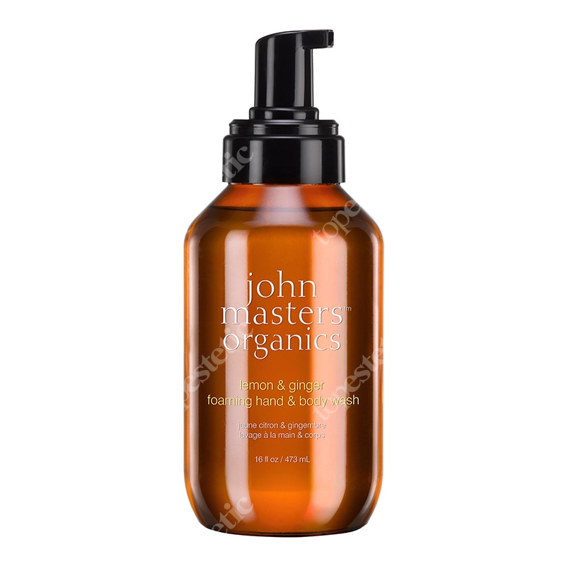 John Masters Organics Lemon & Ginger Foaming Hand & Body Wash Cytryna & Imbir delikatny żel do mycia rąk 473 ml