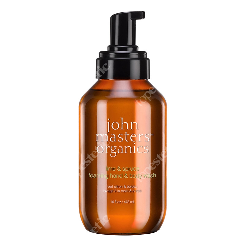 John Masters Organics Lime & Spruce Foaming Hand & Body Wash Limonka & Świerk- delikatny żel do mycia rąk 473 ml