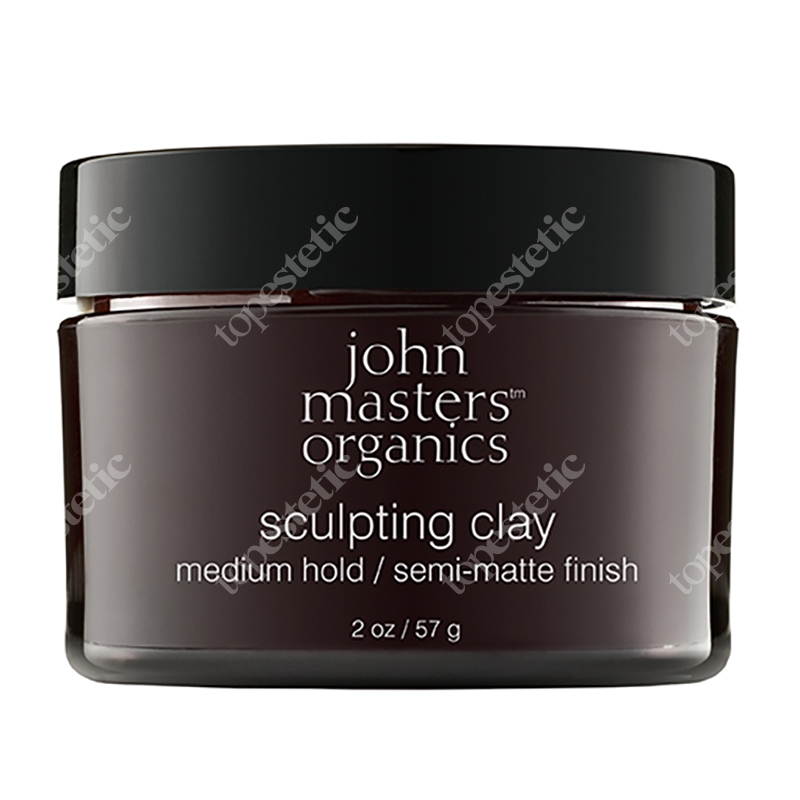 John Masters Organics Sculpting Clay Medium Hold Matująca glinka do stylizacji włosów – medium hold 57 g