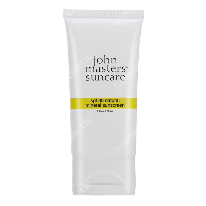 John Masters Organics SPF 30 Natural Mineral Sunscreen Naturalny mineralny filtr przeciwsłoneczny SPF 30, 59 ml
