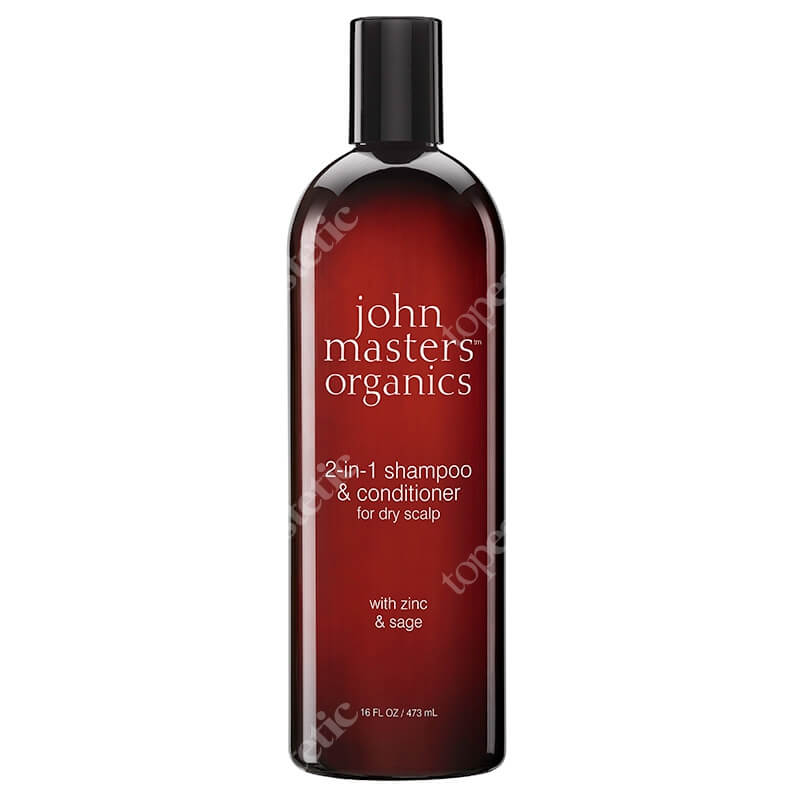 John Masters Organics Zinc & Sage Shampoo With Conditioner Cynk i szałwia - szampon z odżywką do suchej skóry głowy 473 ml