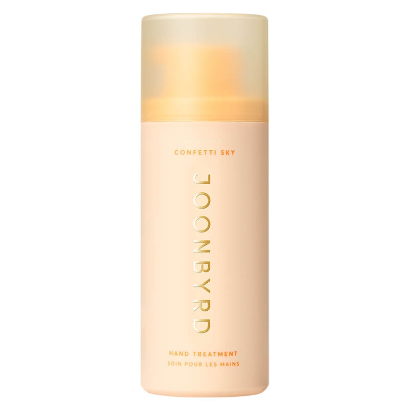 Joonbyrd Confetti Sky Hand Treatment Kuracja do dłoni o nutach zapachowych drzewa sandałowego, czekolady, kokosa, róży i anyżu 50 ml
