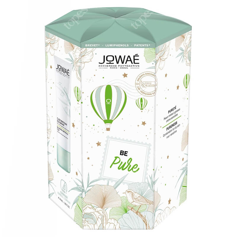 Jowae Be Pure 2020 ZESTAW Fluid matujący przywracający równowagę 40 ml + Oczyszczający żel myjący 200 ml