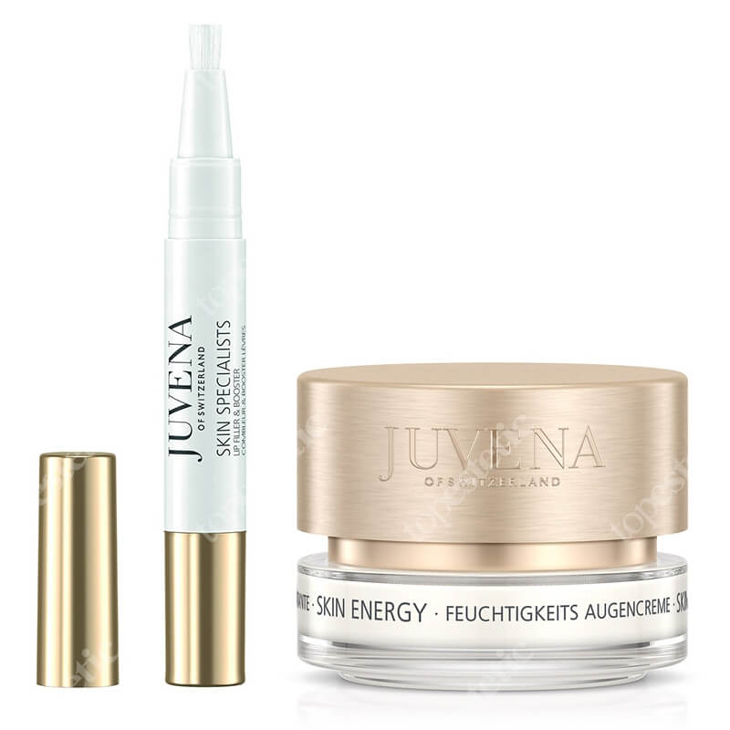 Juvena Beauty Lip and Eye  ZESTAW Ujędrniający booster do ust 4,2 ml + Krem nawilżający pod oczy 15 ml