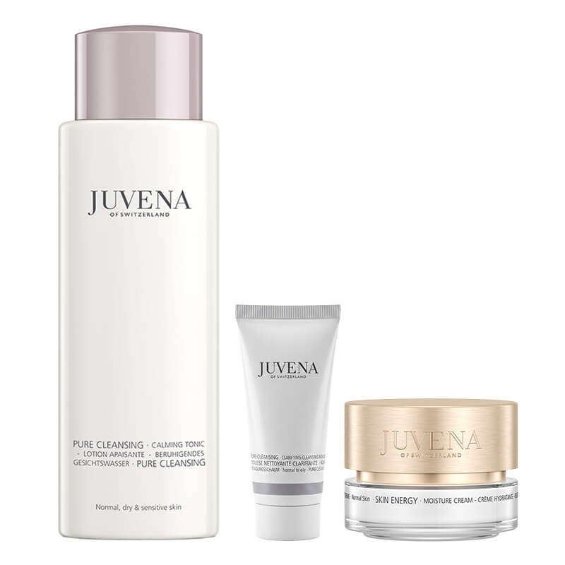 Juvena Daily Care Set ZESTAW Krem nawilżający 50 ml + Tonik łagodzący 200 ml + Pianka oczyszczająca 30 ml